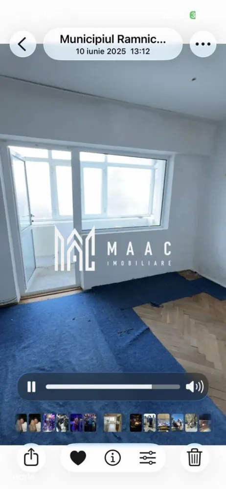 Apartament 4 camere | 2 balcoane | 93 mp | - MAAC Imobiliare vă propune spre vânzare un apartament generos cu 4 camere, situat pe Calea lui Traian, într-o zonă bine conectată și apreciată din Râmnicu Vâlcea, cu acces facil către principalele puncte de interes ale orașului.
Cu o suprafață totală de aproximativ 93 mp, inclusiv balcoanele, această proprietate oferă spațiu, funcționalitate și o compartimentare ideală pentru o familie numeroasă.
Caracteristici principale:
Apartament cu 4 camere
Suprafață totală: aproximativ 93 mp
Etaj 4
2 băi
2 balcoane
Centrală termică proprie pe gaz
Compartimentare:
Living
3 dormitoare
Bucătărie
2 băi
Hol generos
2 balcoane
Dotări:
Centrală termică proprie
Compartimentare practică și spațioasă
Multiple spații exterioare prin cele 2 balcoane
Apartament luminos, cu expunere pe ambele părți ale imobilului.
Avantaje:
Poziționare excelentă pe Calea lui Traian
Două camere și două balcoane cu vedere către zona Hanul Haiducilor
Două camere și un balcon orientate către curtea interioară
Curte interioară cu locuri de parcare pentru riverani, acces pe bază de ecuson emis de Primărie
Compartimentare ideală pentru familii
Ventilație și lumină naturală datorită orientării pe două laturi
Acces rapid către magazine, școli, farmacii și mijloace de transport
Prin suprafața generoasă, cele două băi și cele trei balcoane, această proprietate reprezintă o alegere excelentă pentru cei care caută confort și funcționalitate într-o zonă consacrată a orașului.
Pentru informații suplimentare și programarea unei vizionări, echipa MAAC Imobiliare vă stă la dispoziție.ID 3187978