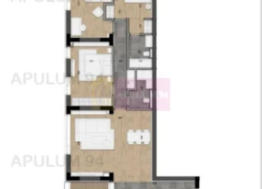 Armeneasca | 4 camere | 109 mp, mobilat utilat, boutique 2023, terasa