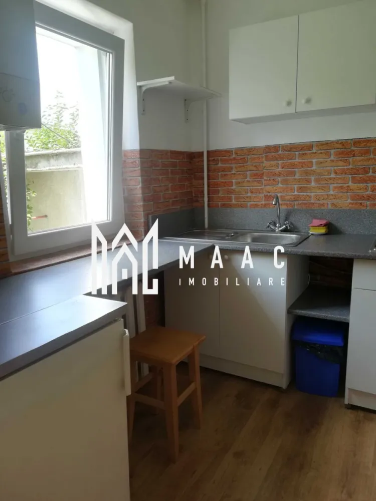 Garsoniera de inchiriat | Parter | Valea Aurie | Pet friendly - MAAC imobiliare vă oferă spre închiriere o garsonieră situată într-unul dintre cele mai liniștite și verzi cartiere ale orașului – Valea Aurie, la doar câțiva pași de Parcul Sub Arini. Garsoniera este spațioasă și luminoasă, oferind un ambient plăcut și confortabil. Este dotată cu centrală termică proprie și mașină de spălat rufe, asigurând confortul necesar pentru locuire pe termen lung. Zona este ideală pentru cei care apreciază liniștea, aerul curat și accesul rapid la spații verzi. Pet friendly Se percepe garantie in cuantumul unei chirii. Pentru mai multe informatii va rugam sa specificati telefonic CP2906126. }}