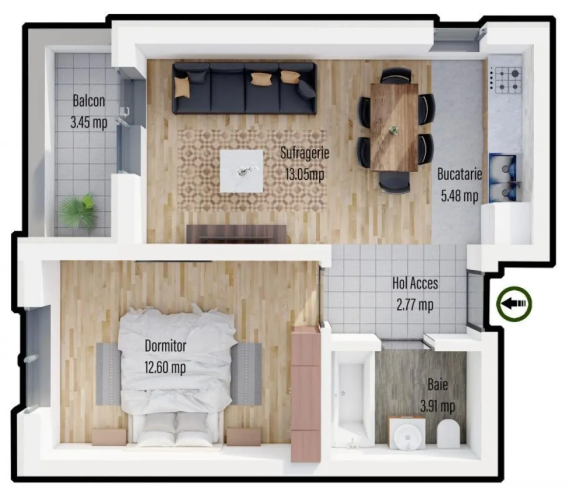 Ap. 2 cam. martie 2026 zona Militari Residence - TVA INCLUS !! Comision 0% Bine ati venit intr-o oaza de confort și rafinament în inima cartierului Militari Residence! Aceasta proprietate îți oferă o oportunitate unică de a locui într-un spațiu elegant, perfect adaptat pentru nevoile tale. Detalii Cheie: Locație Ideală: Situat în cartierul Militari Residence, acest apartament oferă acces facil la toate facilitățile urbane, incluzând magazine, restaurante, parcuri și centre de învățământ. Design Modern: Cu finisaje de înaltă calitate, acest apartament emană eleganță și confort. Spațiile luminoase și bine iluminate se îmbină perfect pentru a crea un ambient primitor și relaxant. 2 Camere spațioase: Cu două camere generoase, acest apartament este potrivit pentru cupluri sau familii mici în căutarea unei locuințe confortabile și practică. Facilități Suplimentare: Parcare Asigurată: poti beneficia contra-cost de loc de parcare privat, oferindu-ți comoditate și siguranță pentru mașină. Securitate 24/7: Militari Residence este un cartier sigur, astfel încât să te poți bucura de liniște și pace în fiecare zi. Acces Rapid la Transport Public: Cu acces ușor la mijloacele de transport în comun, te vei bucura de conexiuni rapide către orice destinație din București. Nu rata ocazia de a locui într-un apartament ce oferă combinația perfectă între confort, stil și funcționalitate. Contactează-ne astăzi pentru a programa o vizionare și a începe o nouă etapă a vieții tale într-o locuință de vis! }}