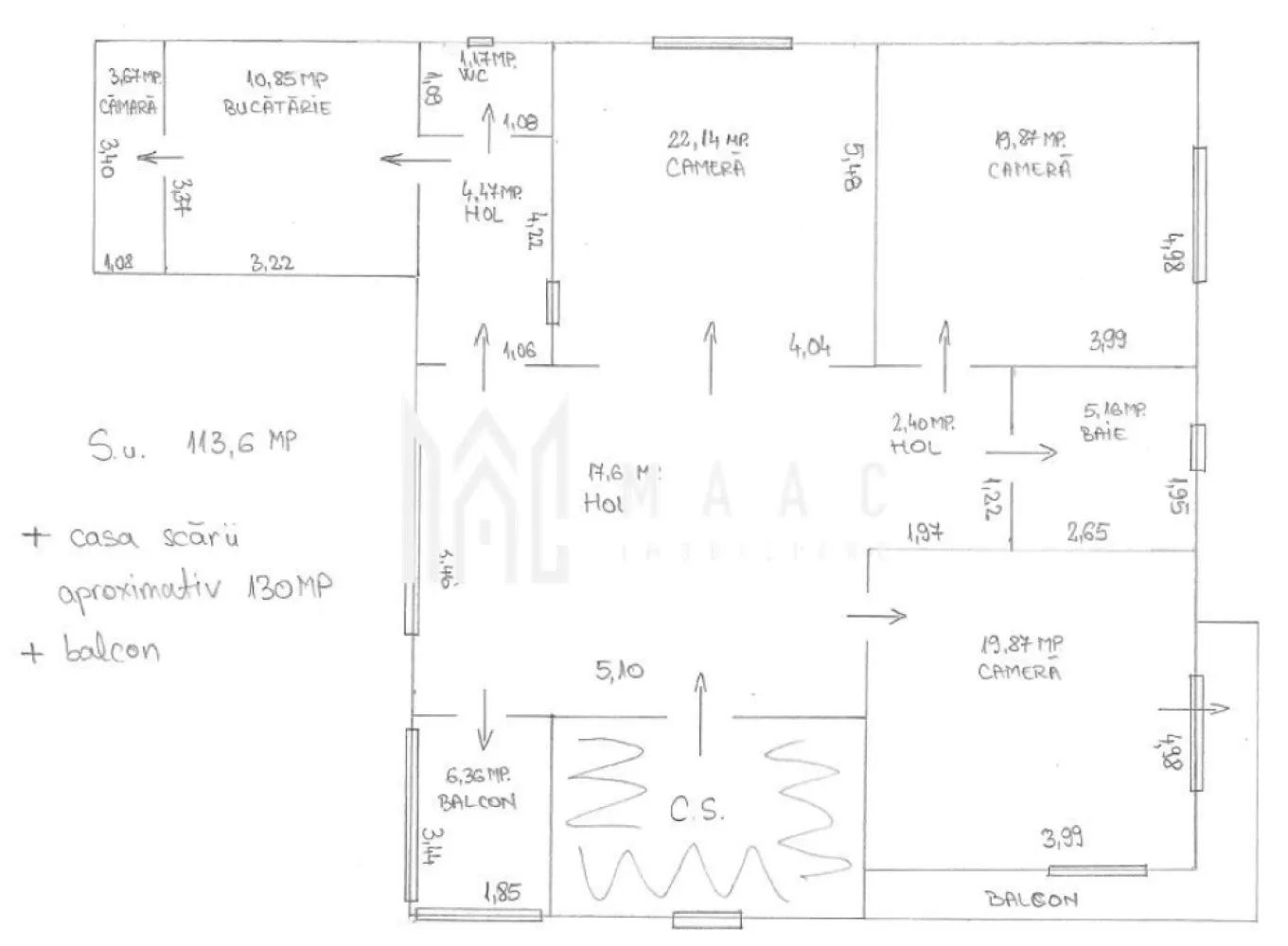 Spatiu birouri | 110MP | Parcare | Curte | Calea Dumbravii
