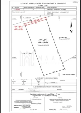 Teren intravilan I Cisnadioara I 1960 mp cu PUZ