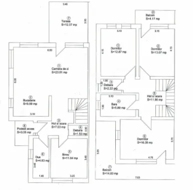 Casa 4 dormitoare, 2 bai - Sibiu, Cisnadioara