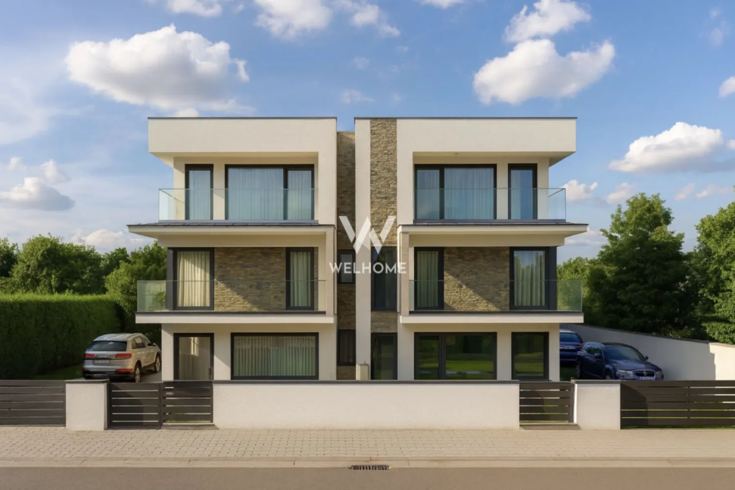 Casa MODERNA cu etaj RETRAS, zona Triajului, Selimbar - Casa cu design mediteranean, situata in zona strazii Triajului din Selimbar. - Suprafata utila: 138 mp utili + balcon + terasa de 18.75 mp - Suprafata teren: 215 mp Compartimentare: Parter: living spatios, bucatarie cu zona de luat masa, baie, camara/spatiul tehnic sub scari Etaj: 2 dormitoare, baie, un dressing spatios, balcon cu sticla securizata Etaj retras: dormitor, dressing, baie, o terasa tip logie de 18.75 mp - INTERIOR - LA ALB: centrala + incalzire in pardoseala pe toate nivele, usa la intrare, geamuri termopan, glet si lavabila pe pereti, sapa, toate instalatiile termice, electrice, sanitare pe pozitie. - EXTERIOR - LA CHEIE: complet amenajat, fatada, pavaj premium, gard, poarta pregatita pentru automatizare, gazon, terasa In curte se pot parca cu usurinta 2 masini Accesul la case s eface pe o strada pavata si cu iluminat public, frumos amenajata. (Proiect de case - casa nr 2) *Casa este in curs de executie. O parte dintre fotografii sunt cu titlu de prezentare, de la o casa identica. PRET: 260.000 EURO Se accepta plata cash sau cu credit ipotecar Informatii si vizionari: 0740029352-Ioana Larisa }}