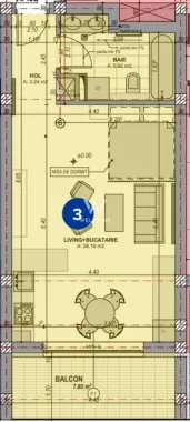 Calitate Superioara! Garsoniera decomandata. Sibiu