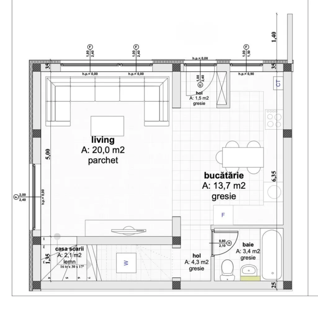 Casa la pret de apartament !! 4 camere 2 bai