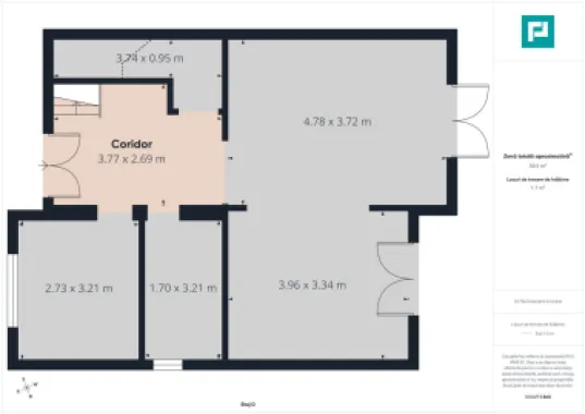 Duplex solid 120 mp, intimitate și calm in Chisoda