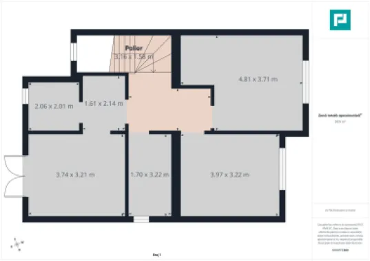 Duplex solid 120 mp, intimitate și calm in Chisoda