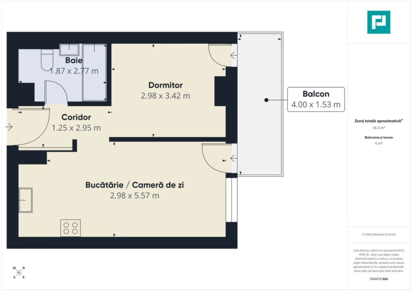 Apartament cu priveliște panoramică Pipera
