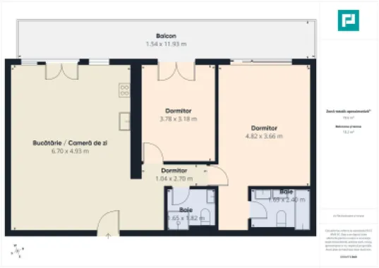 Apartament spațios, vedere și facilități premium