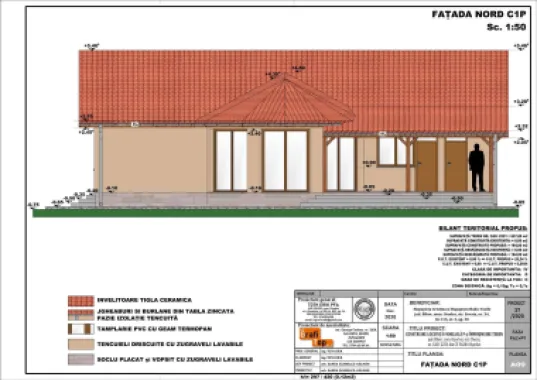 Teren intravilan, fundatie proiect casa, gard si utilitati-Zona Cheriu