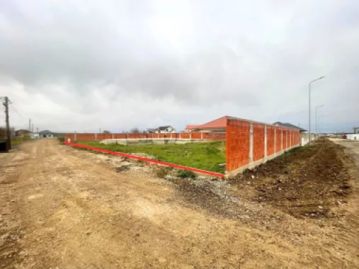 Teren intravilan, fundatie proiect casa, gard si utilitati-Zona Cheriu