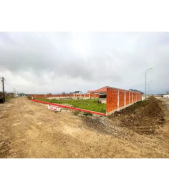 Teren intravilan, fundatie proiect casa, gard si utilitati-Zona Cheriu