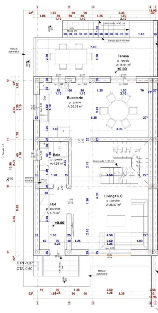 Casa Noua 4 camere, pivnita, terasa, 300 teren