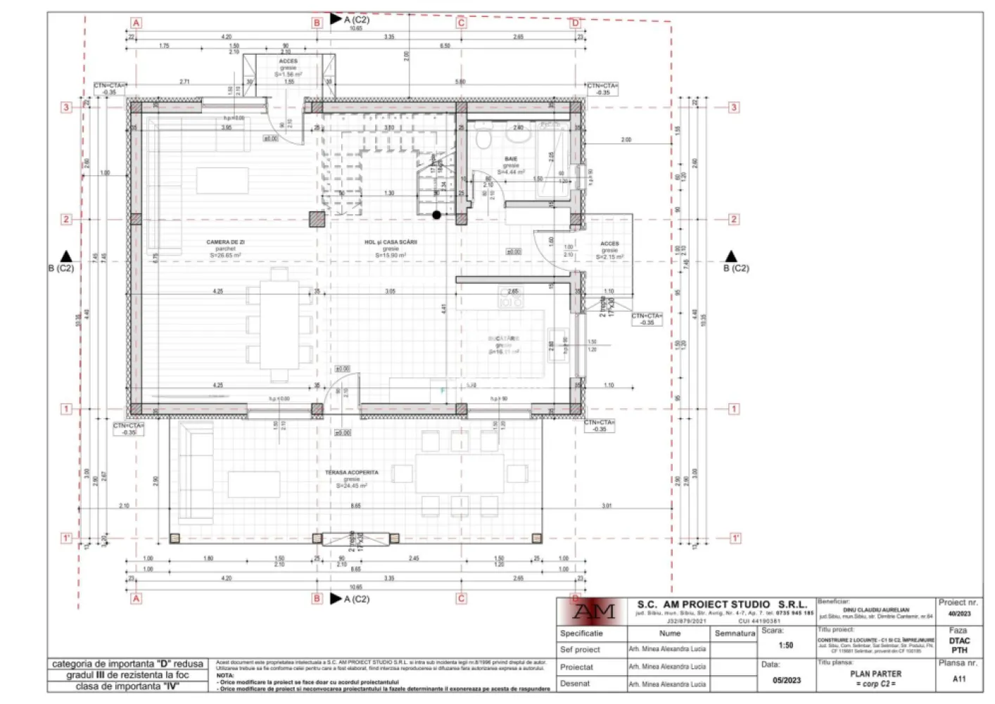 Casa 4 camere, teren 420 mp - NOU - Sibiu, Selimbar