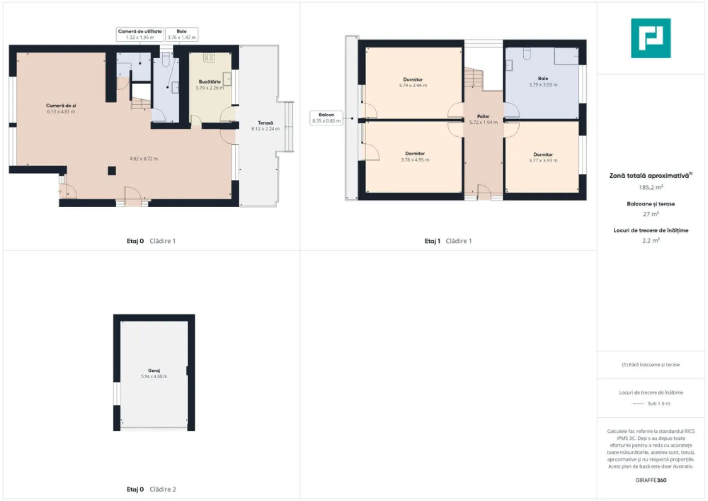Vilă elegantă cu etaj în Zădăreni - Vă propunem o vilă deosebită cu etaj, situată în Zădăreni, într-o zonă de clădiri noi, cu toate utilităţile racordate (electricitate, apă, canalizare, gaz metan, internet şi cablu TV), la stradă asfaltată. Terenul de 550 mp are front stradal de 14,6 m, cu gard, poartă pietonală şi poartă auto electrică acţionată din telecomandă. Proprietatea cuprinde: casă cu etaj, terasă acoperită în spatele casei, cu locuri de recreere şi de luat masa, terasă acoperită în curte, cu loc pt BBQ, garaj din zidărie, carport acoperit, curte şi grădină. Casa, construită după 2005, este retrasă de la frontul stradal, cu S. utilă de 160 mp şi are următoarele caracteristici: fundaţii şi structura din beton armat, zidărie din cărămidă eficientă, şarpantă din lemn şi învelitoare din ţiglă ceramică, tâmplărie exterioară din PVC cu geam dublu, finisaj pereţi exteriori din vopsea lavabilă structurată, finizaje pereţi interiori din vopsea lavabilă sau faiantă, pardoseli interioare din gresie sau parchet, uşi interioare din MDF, termoizolaţie din polistiren la pereţi şi acoperiş (între căpriori), termoizolaţie din vată minerală pe planşeu pod, CT proprie pe gaz metan şi calorifere din oţel, climă la etaj. Casa conţine: LA PARTER: hol intrare, living cu sufragerie, bucătărie separată, baie de serviciu cu vas WC şi lavoar, scara de acces la etaj. Din bucătărie şi din sufragerie aveţi acces la terasa generoasă, acoperită, din spatele casei. LA ETAJ: coridor, 3 camere şi baie cu vană, plus balcon la faţada principală cu acces din 2 camere. Casa se vinde complet mobilată şi utilată. Nu pierdeţi această oportunitate, fiţi prima persoană care solicită o vizionare asistată. Victor Nedelcu – Consultant imobiliar Property Lab Tel: +40 744 772 772 – E.mail: victor.nedelcu@propertylab.ro sau Radu Mitran – Consultant imobiliar Property Lab Tel: +40 751 621 035 – E.mail: radu.mitran@propertylab.ro sau Carol Szekeres – Consultant imobiliar Property Lab Tel: +40 729 966 649 – E.mail: carol.szekeres@propertylab.ro CP2884864 }}