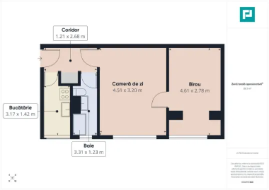 Apartament 2 camere, mobilat, Rogerius