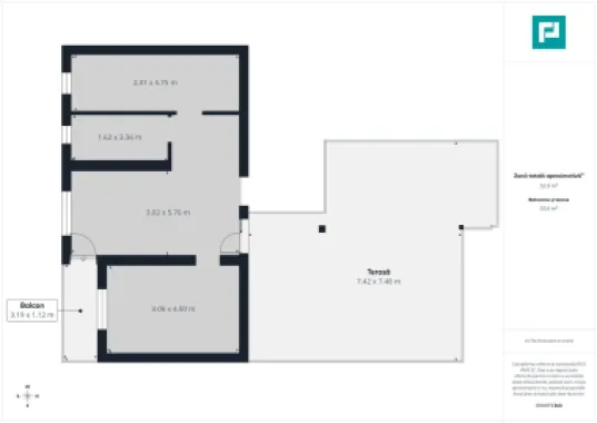 Penthouse cu terasă generoasă, în centrul Chișodei