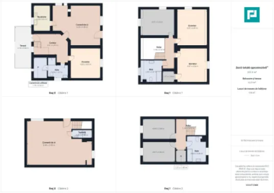 Două locuințe individuale pe 512 mp – in GIROC