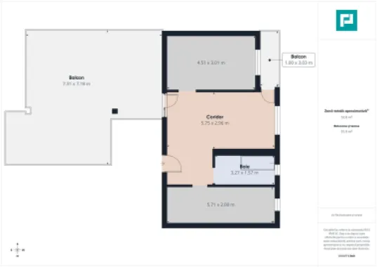 Penthouse cu terasă generoasă, în inima Chișodei