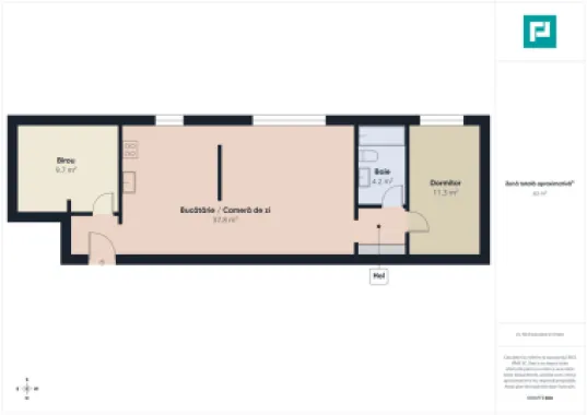 Apartament cu 3 camere – Zona Simion Bărnuțiu