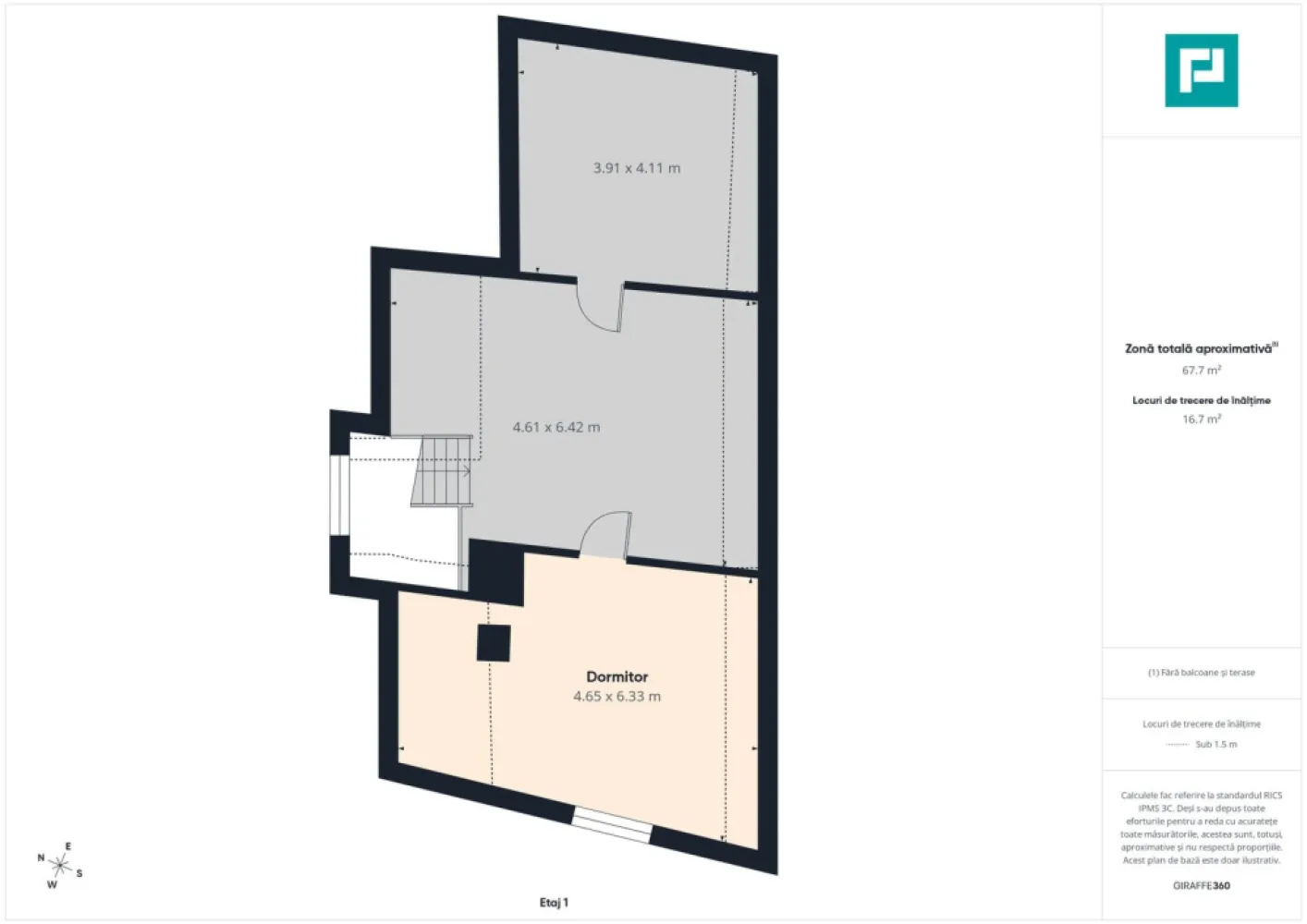 Două case, curte mare, lângă Castelul Corvinilor