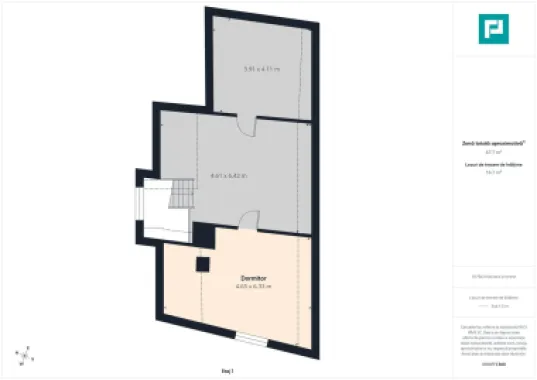 Două case, curte mare, lângă Castelul Corvinilor