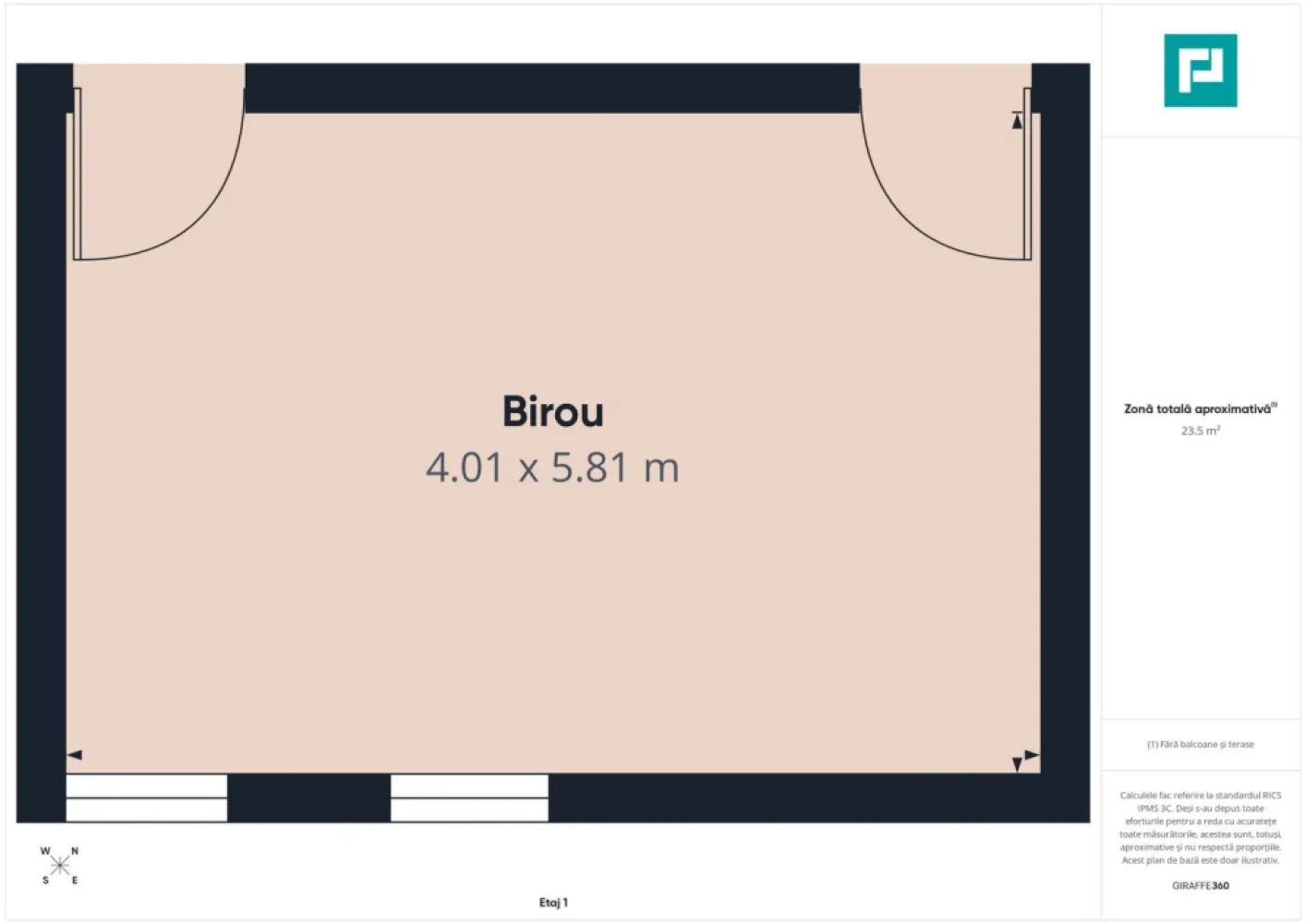 Spatiu Birou, 24mp, Zona Micalaca