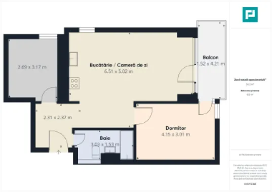 Apartament 3 camere Nord One