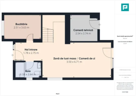 Duplex ultrafinisat cu 3 camere, 3 băi în Pișchia