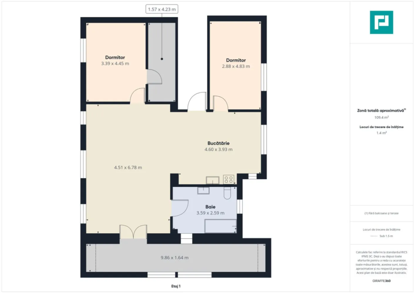 Apartament deosebit cu 3 camere , zona Fratelia