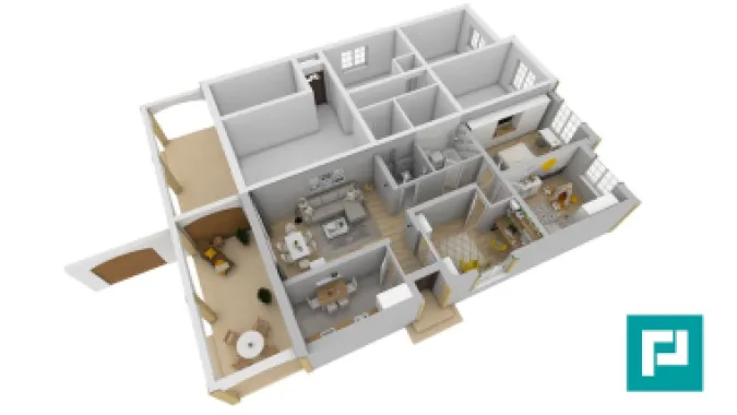 1/2 Duplex cu 4 camere și 2 băi în Moșnița Nouă