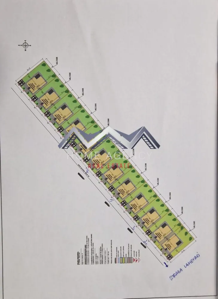 Teren de vânzare în Balotești – Str. Lahovari | Investiție sau Construcție - Vă oferim spre vânzare 4 loturi de teren intravilan, situate într-o zonă în plină dezvoltare din Balotești, pe strada Ion Lahovari. Locația îmbină liniștea specifică zonei cu accesul facil către punctele de interes din nordul Capitalei. Fiecare lot are o configurație generoasă, optimă pentru un proiect rezidențial modern: Suprafață utilă: 560 mp Cotă drum servitute: 140 mp Suprafață totală per lot: 700 mp Localizare strategică: Situat pe strada Lahovari, o zonă curată, aerisită și cu acces rapid către DN1, Autostrada A3 și Aeroportul Otopeni. Potențial ridicat: Ideal atât pentru investiție (zonă cu apreciere imobiliară constantă), cât și pentru construcție imediată. Utilități: În proximitate (gaz, curent). Vecinătăți: Zone rezidențiale noi, Therme București, Edenland Park și centre comerciale (DN1 Value Centre).