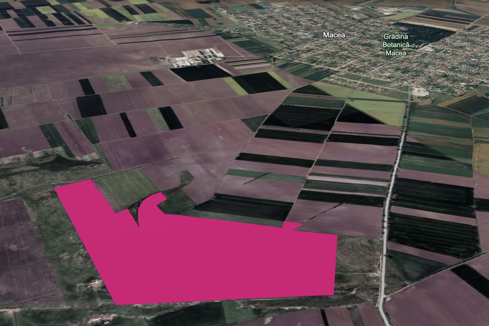 Teren 42 ha pentru parc fotovoltaic – Macea, Arad