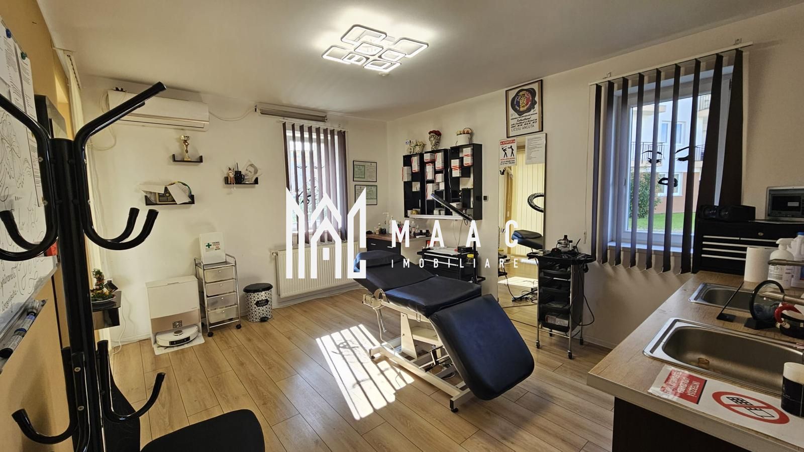 Spațiu comercial 2 camere compartimentat | Ștefan cel Mare, Sibiu | parter, 3 parcări