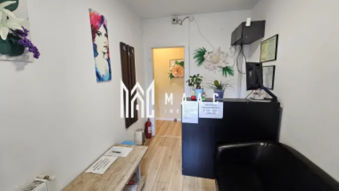 Spațiu comercial 2 camere compartimentat | Ștefan cel Mare, Sibiu | parter, 3 parcări