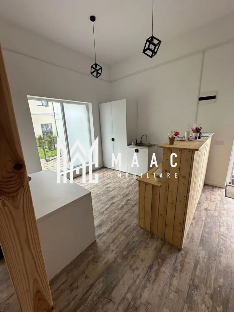 Spatiu comercial cu gradina I Selimbar - Maac Imobiliare ofera spre inchiriere spatiu comercial cu gradina de 77.8 mp
Este potrivit pentru diverse tipuri de activitati: birouri, salon, cabinet, showroom, servicii, activitati comerciale, loc de joaca sau alte destinatii.

Spatiul beneficiaza de gradina, oferind un plus de versatilitate si confort, ideala pentru activitati care necesita zona exterioara.
Include 2 locuri de parcare
Zona accesibila, in dezvoltare.

Pentru detalii suplimentare sau vizionare anuntati telefonic CP3051956