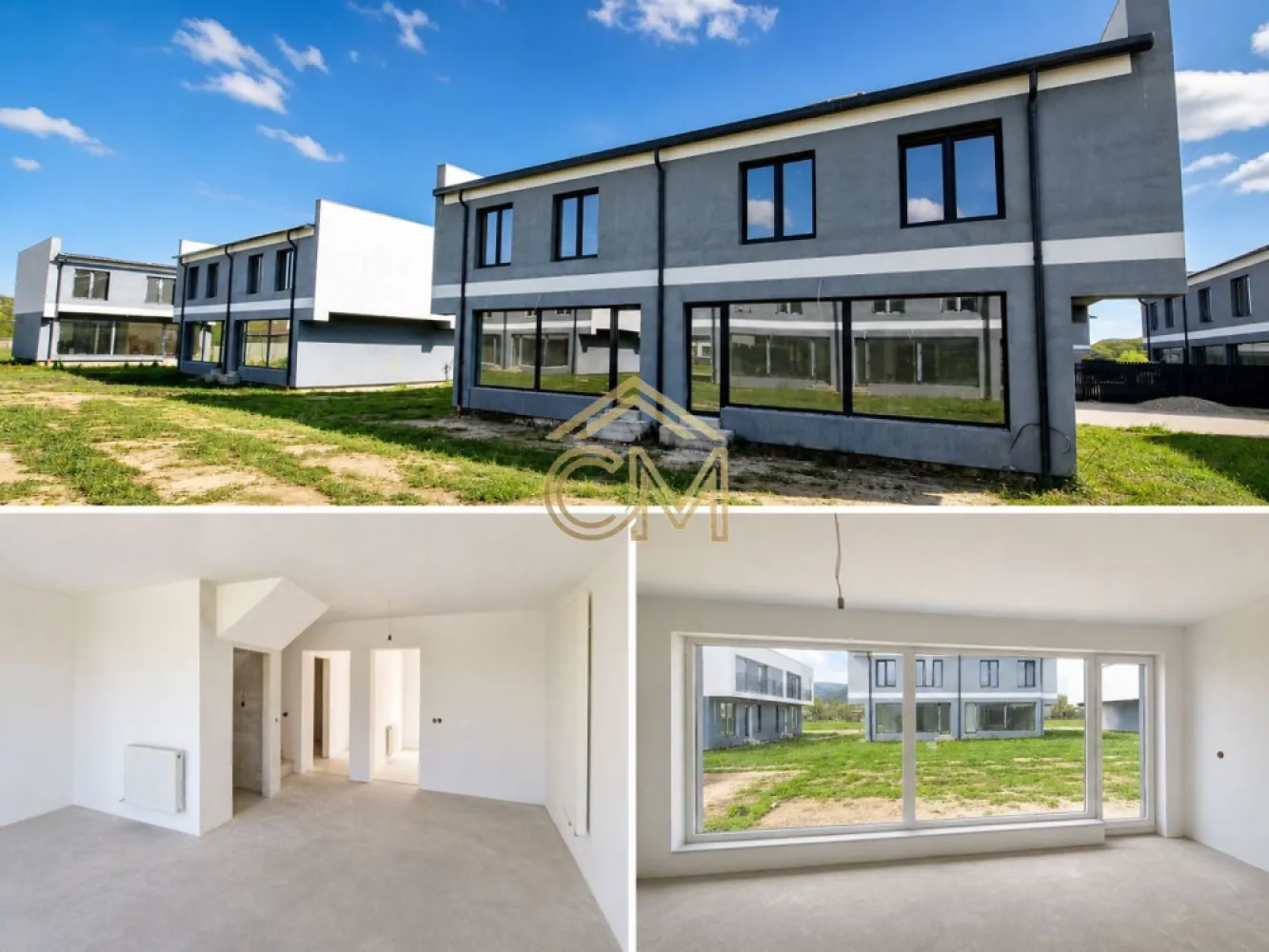 Casă 4 Camere - 110 MPU - 264 MP Teren - Terasa - Vă propunem spre vânzare o Casa tip Duplex situată într-una dintre cele mai căutate zone limitrofe ale Sibiului – localitatea Rășinari, la granița cu Pădurea Dumbrava. Proprietatea reprezintă echilibrul perfect între arhitectura modernă, eficiența spațiului și liniștea naturii.
 Repere principale:
 Construcție Nouă (2024): Realizată integral din cărămidă, cu izolație exterioară de înaltă densitate și acoperiș de tablă izolata.
 Stadiu de Predare: "Alb avansat" – Locuința are pereții gletuiți, șapă turnată și toate instalațiile pe poziții, oferindu-vă avantajul de a vă personaliza finisajele (gresie, parchet, uși) după propriul gust.
 Eficiență Energetică: Ferestre PVC cu geam termopan performant și sistem de încălzire cu centrală proprie și calorifere montate.
 Compartimentare Inteligentă (110.5 mp utili): 
 PARTER Hol de acces, bucătărie închisă (ideală pentru a evita mirosurile în zona de zi), baie spațioasă și un living generos, inundat de lumină naturală, cu ieșire directă spre terasa și grădina privată. 
 ETAJ: Zonă de noapte compusă din 3 dormitoare confortabile, dressing dedicat, baie mare și un balcon generos de unde puteți admira vederea spre munte.
 Exterior și Facilități:
 Teren total: 264 mp, cu o curte liberă de 194 mp – spațiu ideal pentru amenajarea unui foișor, loc de joacă sau zonă de grătar.Parcare: 2 locuri de parcare proprii, amenajate în incintă.Infrastructură: Acces este facil și conexiune la toate utilitățile (apă, canalizare, gaz, curent, fibră optică).
 Locație:
 Proprietatea beneficiază de o poziție strategică, oferind acces rapid către parcurile și zonele de agrement din proximitatea Sibiului, păstrând în același timp aerul curat și autenticitatea Mărginimii.

 Contact și Vizionări:
 Pentru a programa o vizionare sau pentru detalii suplimentare, vă rugăm să menționați codul de proprietate: CP3069347