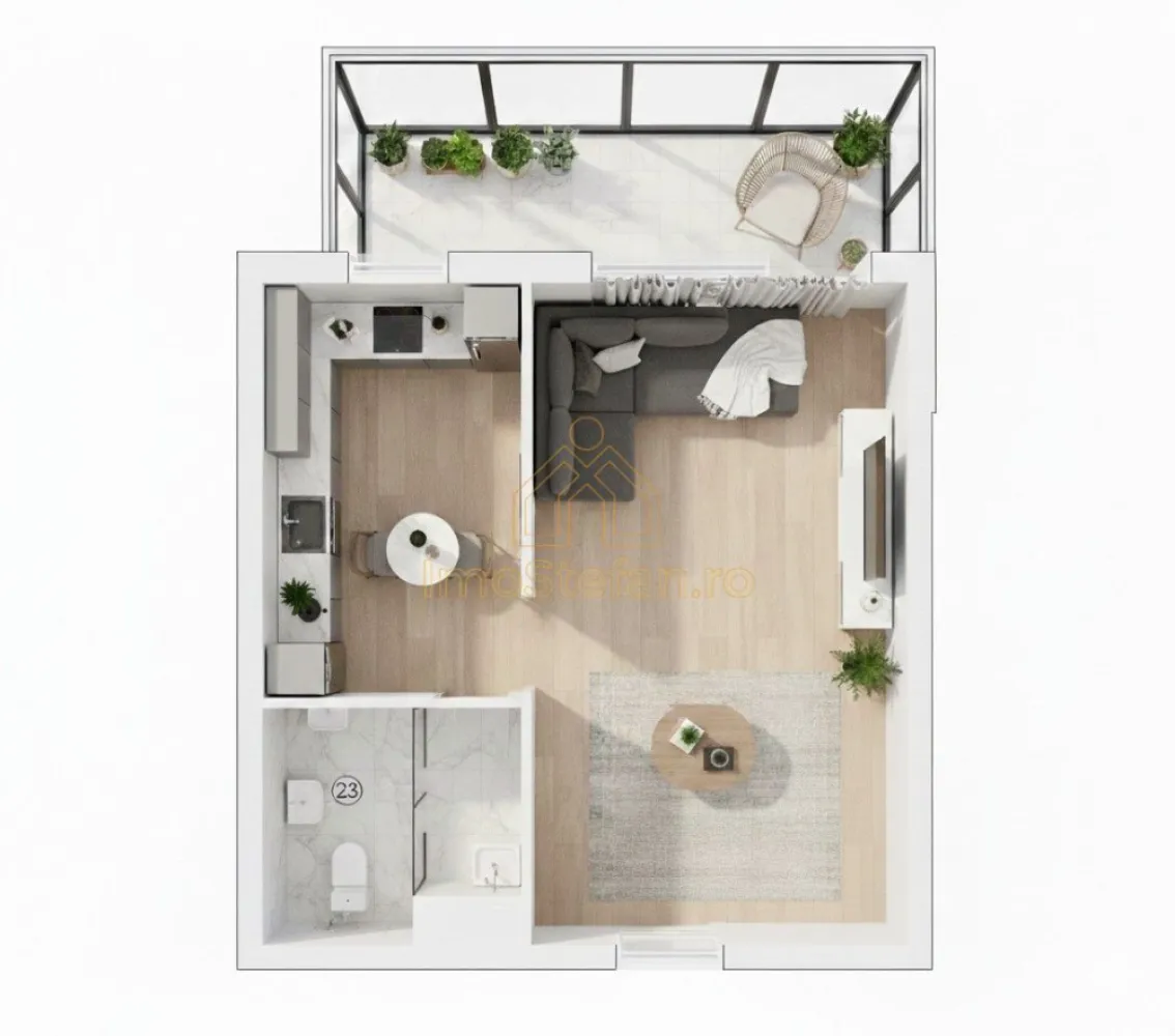 Garsoniera Mamaia Sat Gaz 2 Lifturi Bloc Nou Mobilata si Utilata