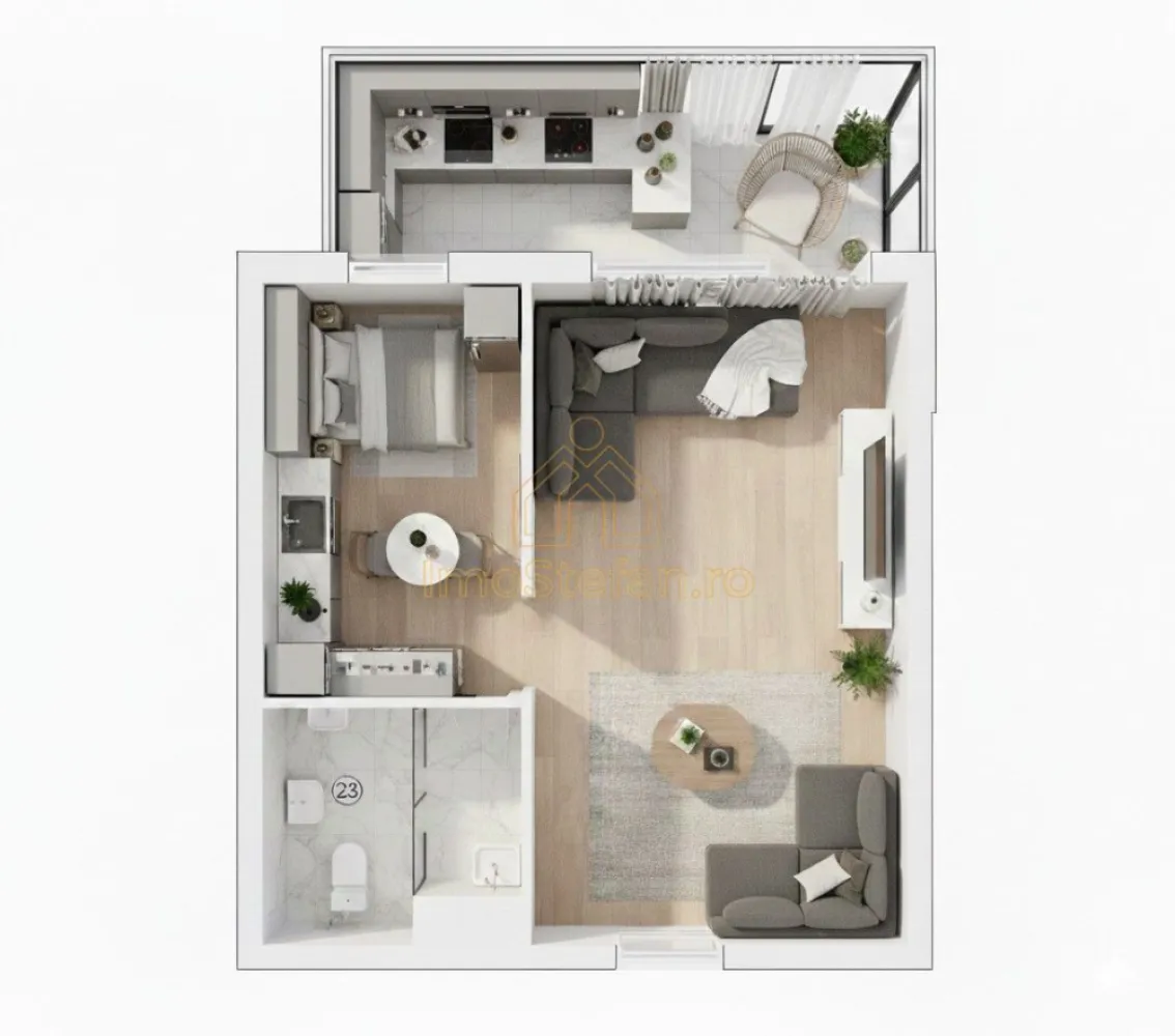 Garsoniera Mamaia Sat Gaz 2 Lifturi Bloc Nou Mobilata si Utilata