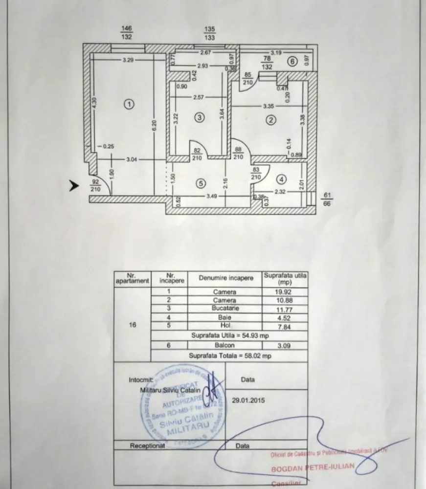 Apartament de Vanzare - 2 camere - 59 mp utili - POPESTI LEORDENI