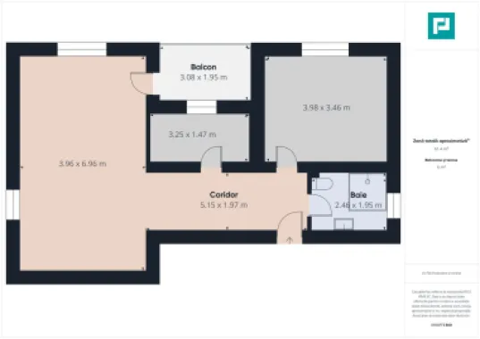 Apartament cu 2 camere – Moșnița Veche