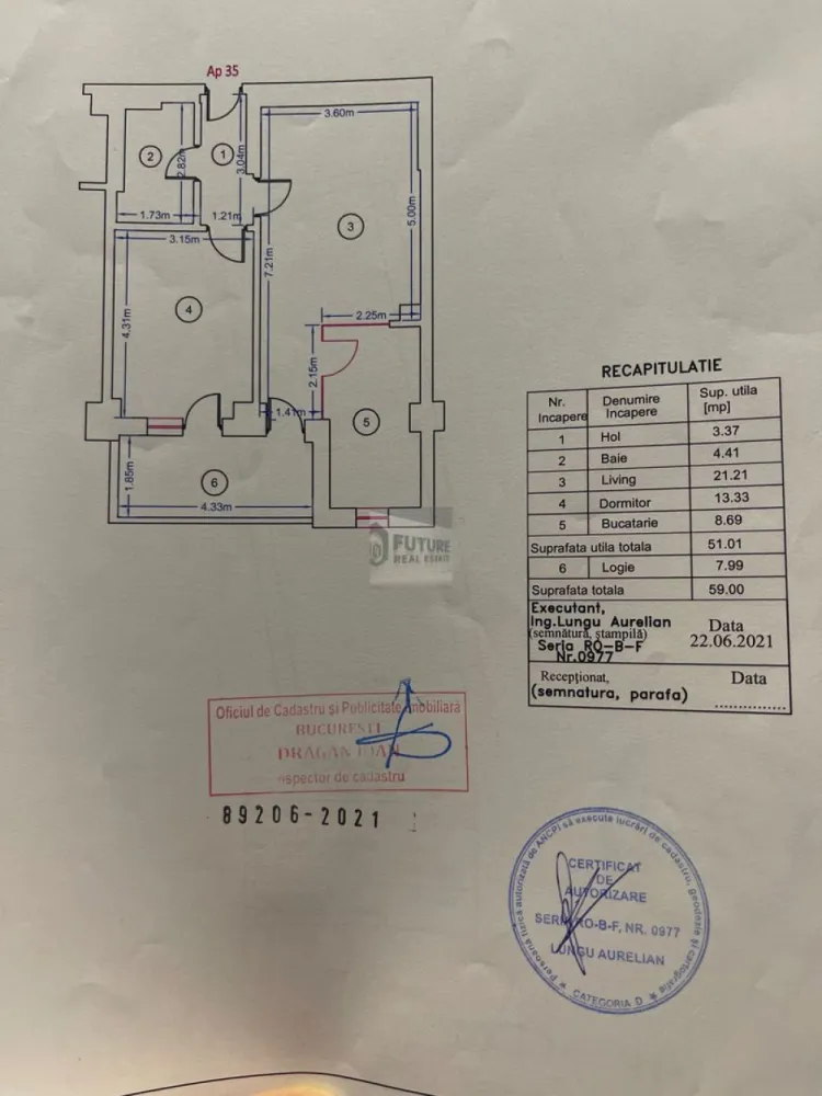 Apartament 2 camere | Imobil nou | 3 minute metrou | Zonă Nerva traian