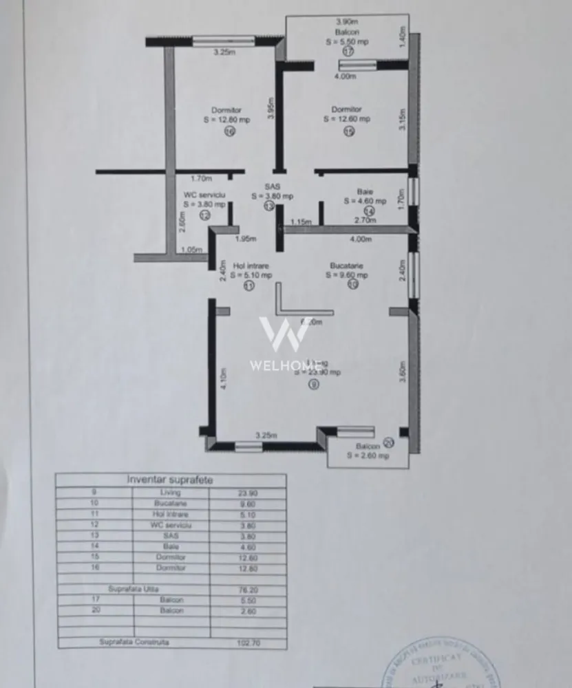 Apartament modern, 3 camere, SELIMBAR