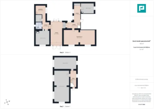 Casă modernă P+1, cu magazin, lângă orașul Sebiș