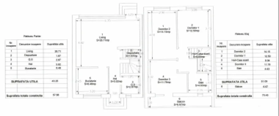 Duplex modern de vânzare – Tropinii Vechi, Rășinari | Natură, liniște și confort