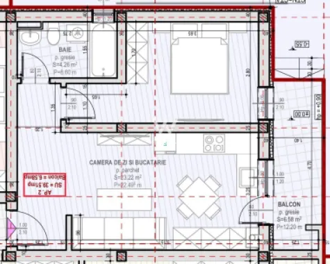 Apartament 2 camere cu POD - zona Unirii, Selimbar