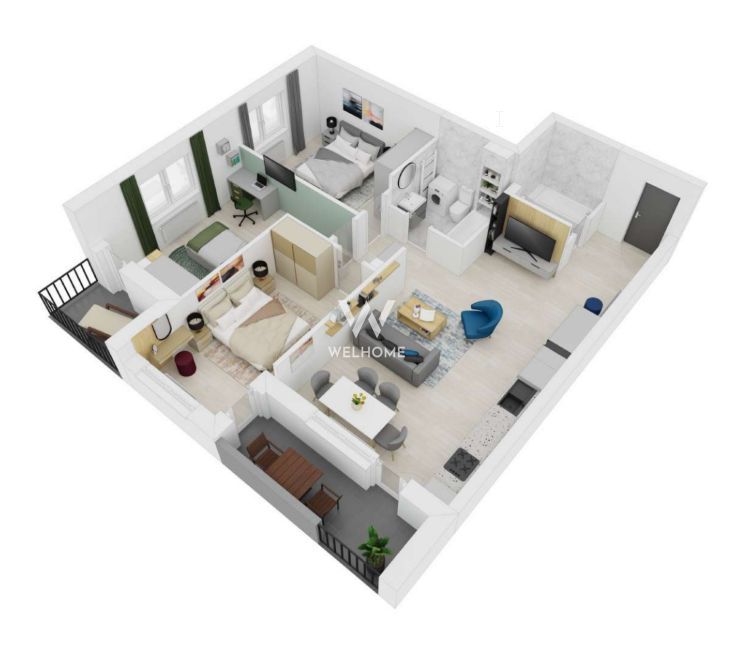Apartament INTABULAT LA CHEIE, 4 camere, Sibiu