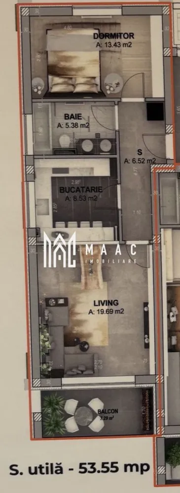 Apartament 2 camere I Oferta I Bucătărie separata I Parcare