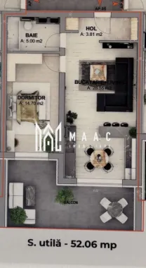 Apartament 2 Camere I La cheie I Loc de parcare | zona vest